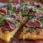 fresh fig prosciutto pizza - featured image