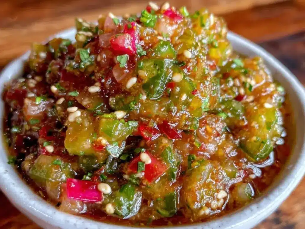 fresh homemade zucchini relish - featured image