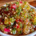 fresh homemade zucchini relish - featured image