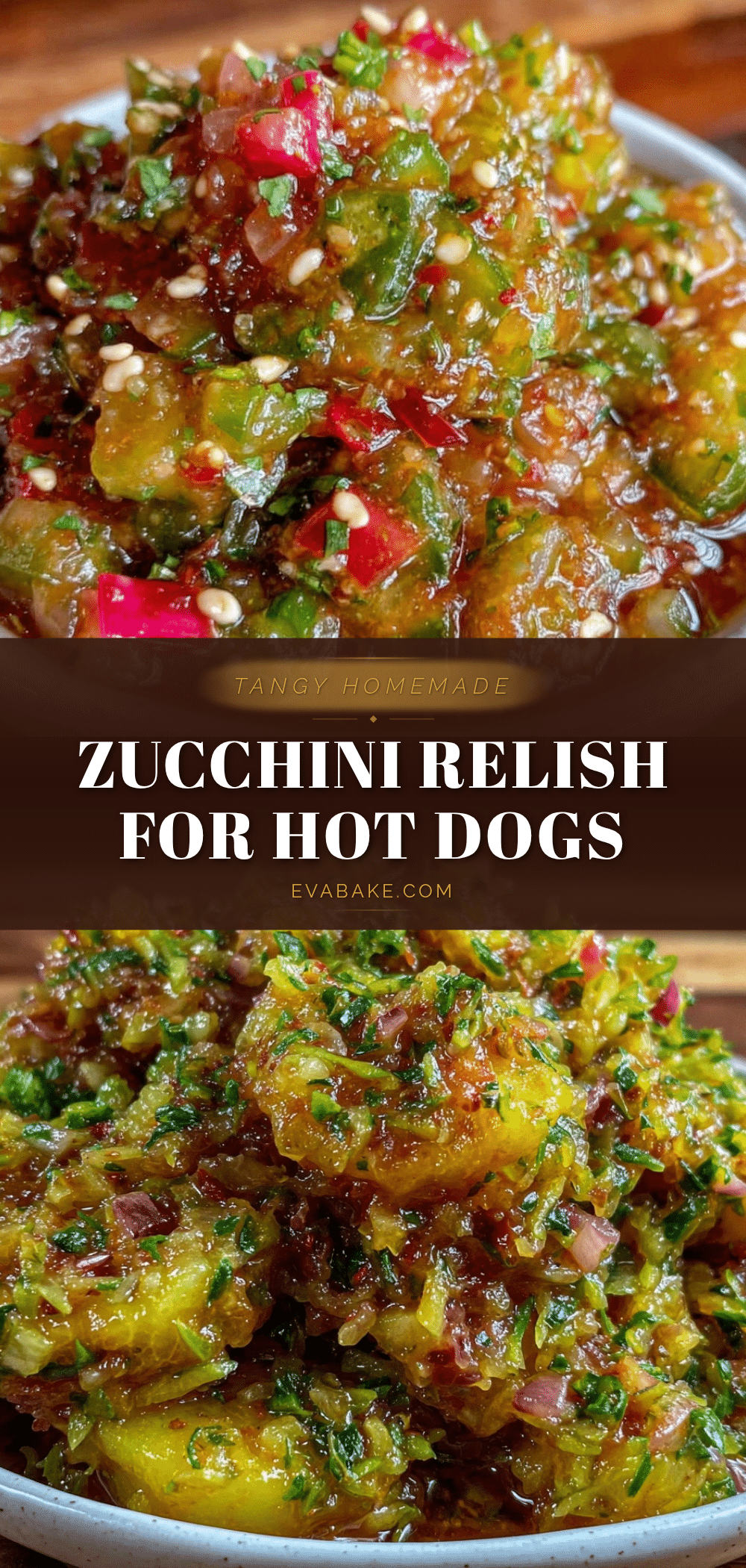 fresh homemade zucchini relish recipe