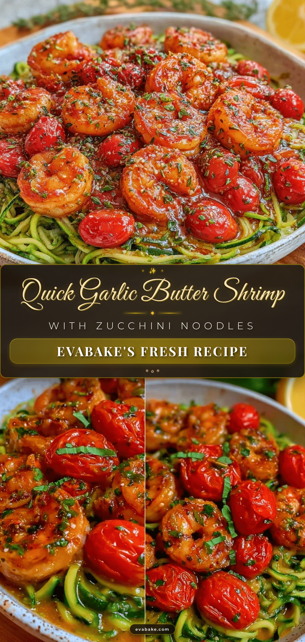 garlic butter cherry tomato shrimp recipe