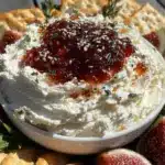 grazing table with whipped feta dip and fig jam - featured image