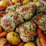 Greek Yogurt Chicken Sheet Pan Dinner - featured image