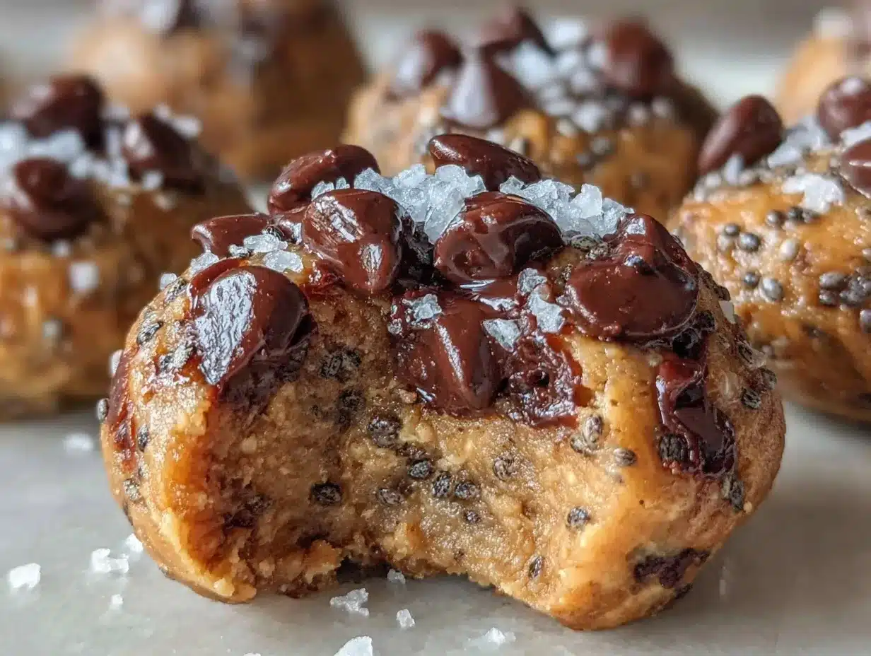 healthy no-bake peanut butter energy bites preparation steps