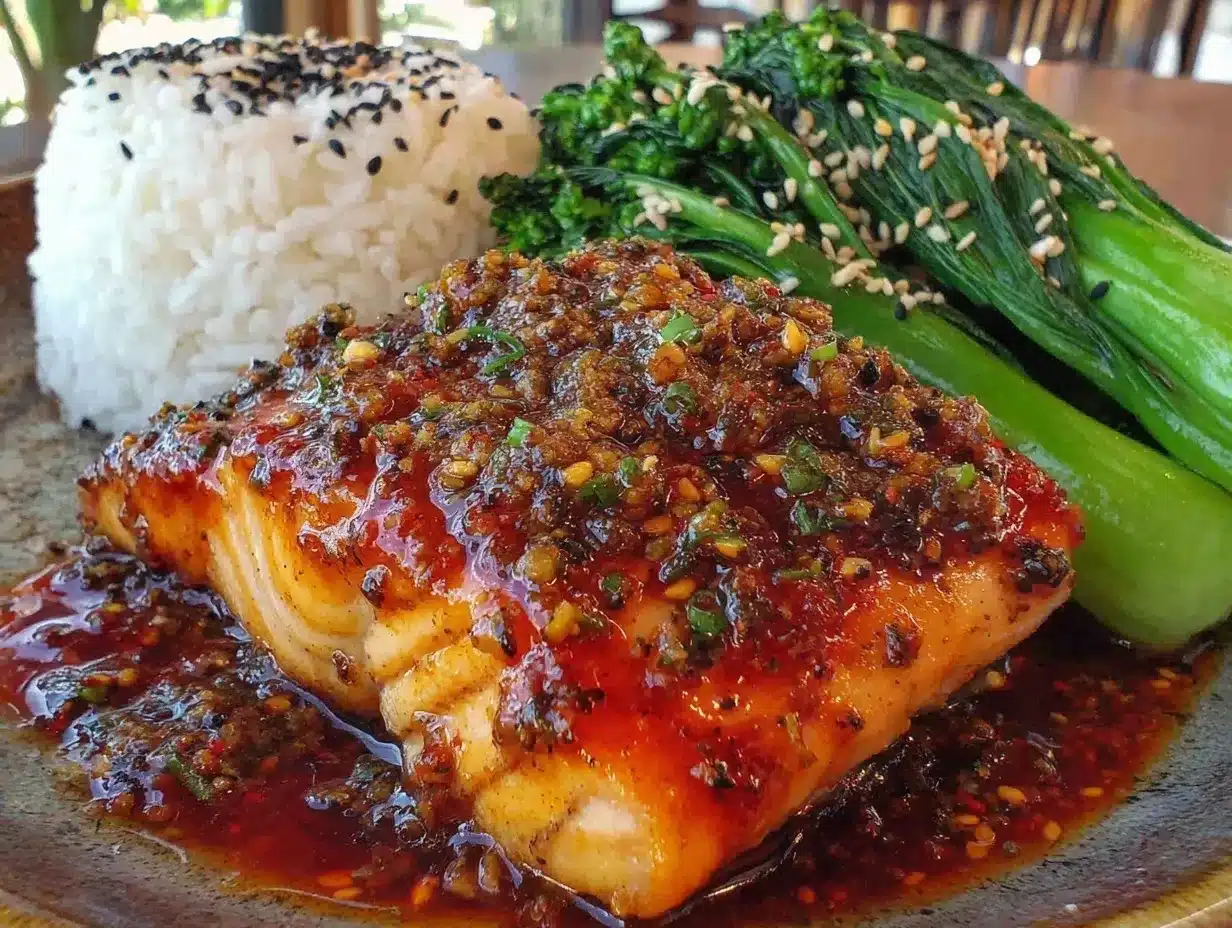 honey garlic miso glazed salmon bowl preparation steps