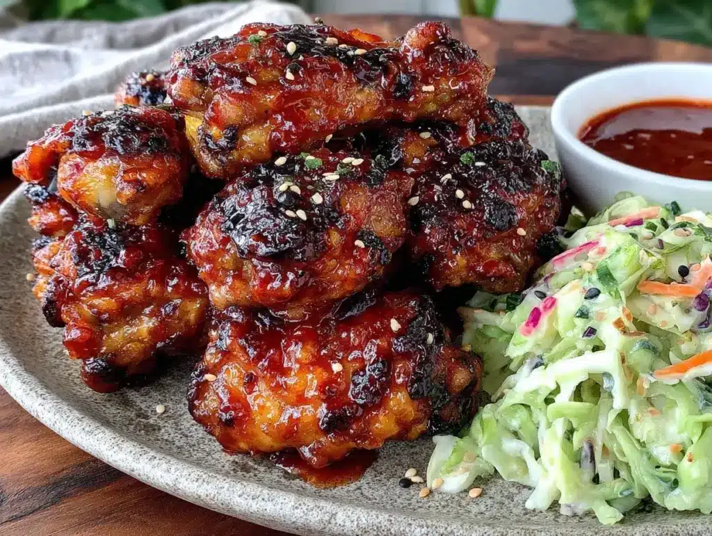 honey sriracha chicken drumettes - featured image