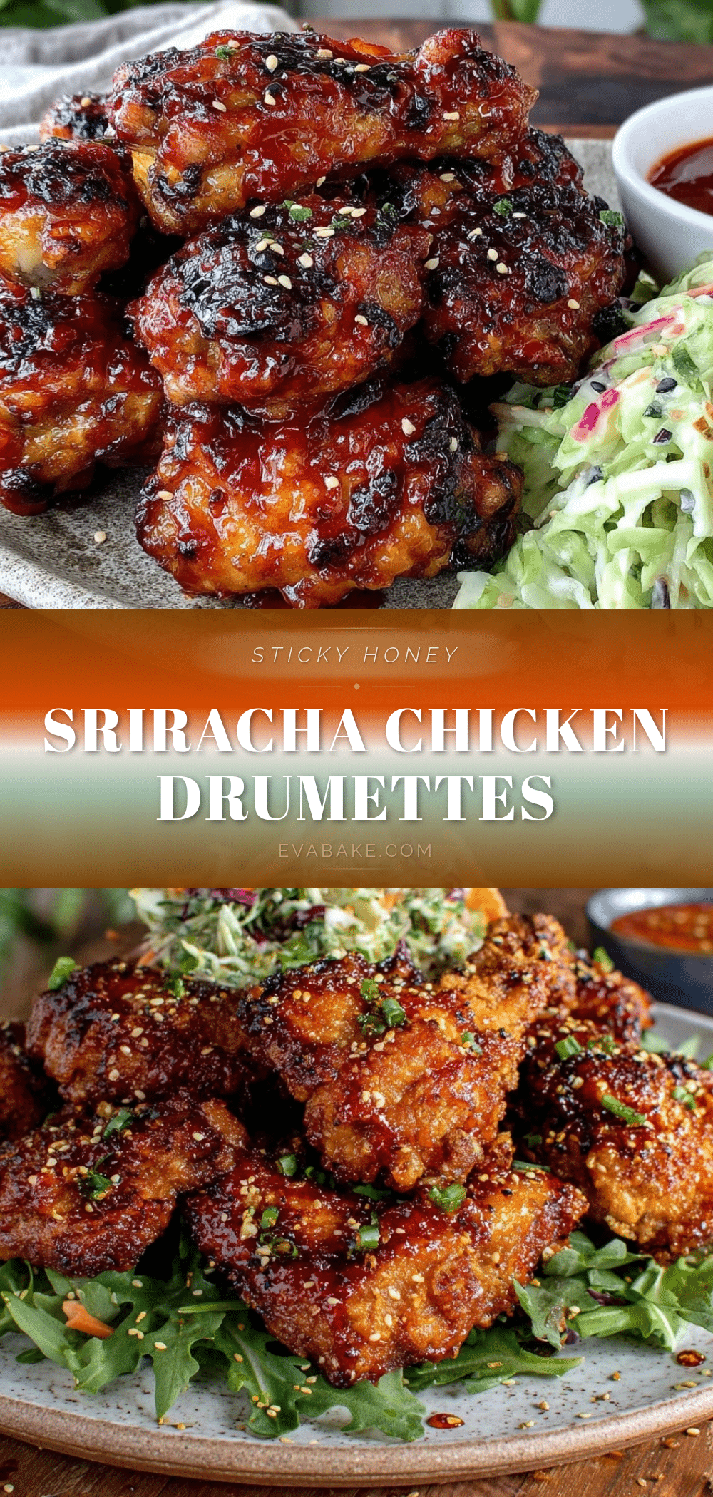 honey sriracha chicken drumettes recipe