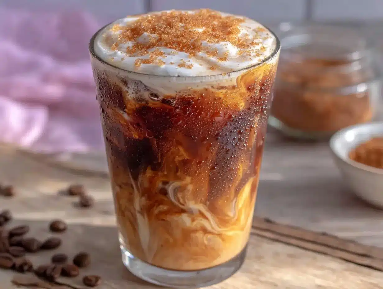 iced brown sugar oatmilk shaken espresso preparation steps