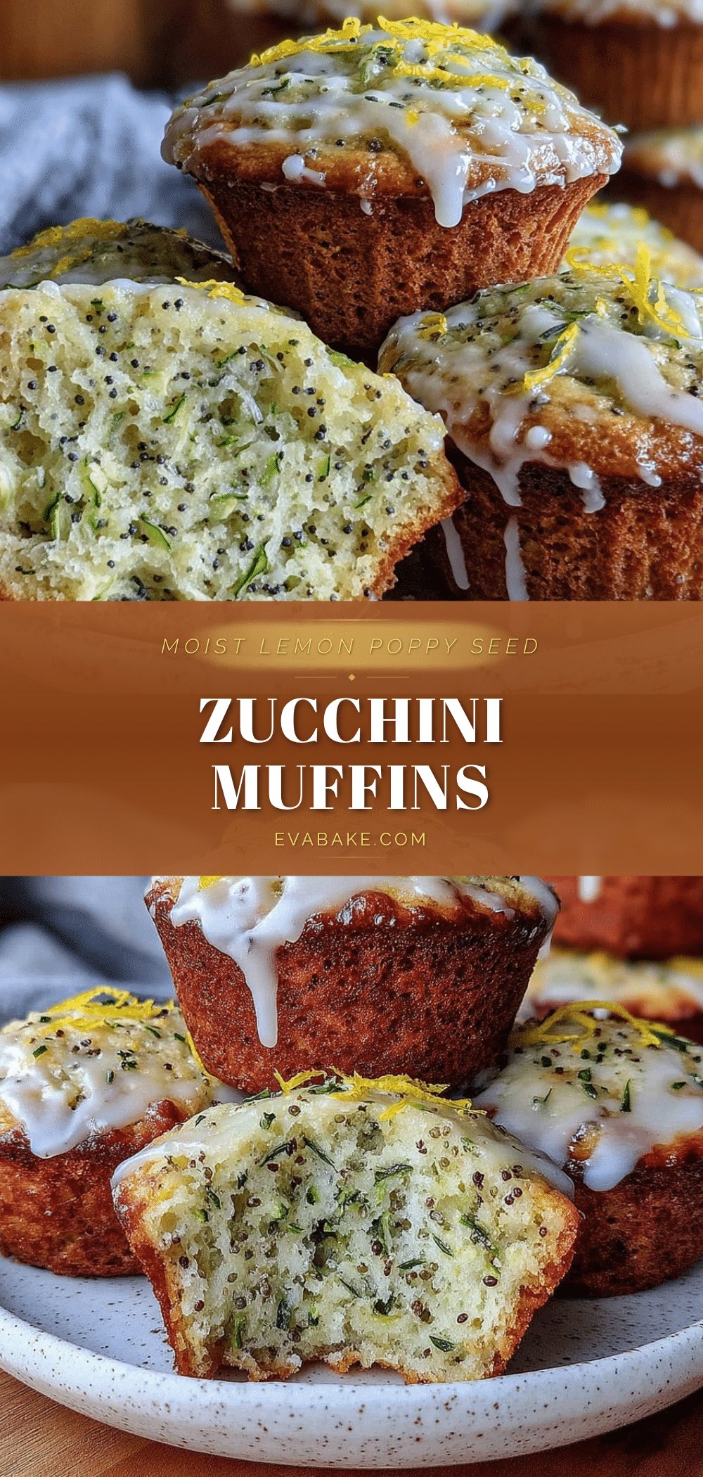 lemon poppy seed zucchini muffins recipe