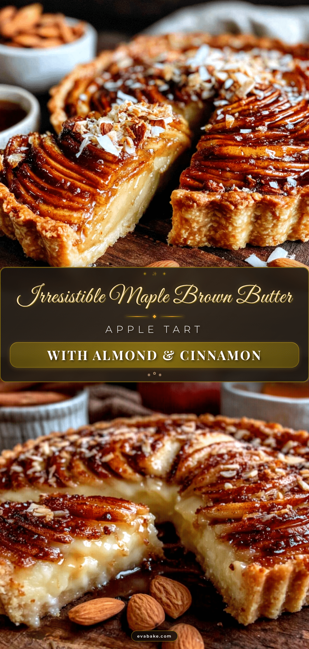 maple brown butter apple cinnamon tart recipe