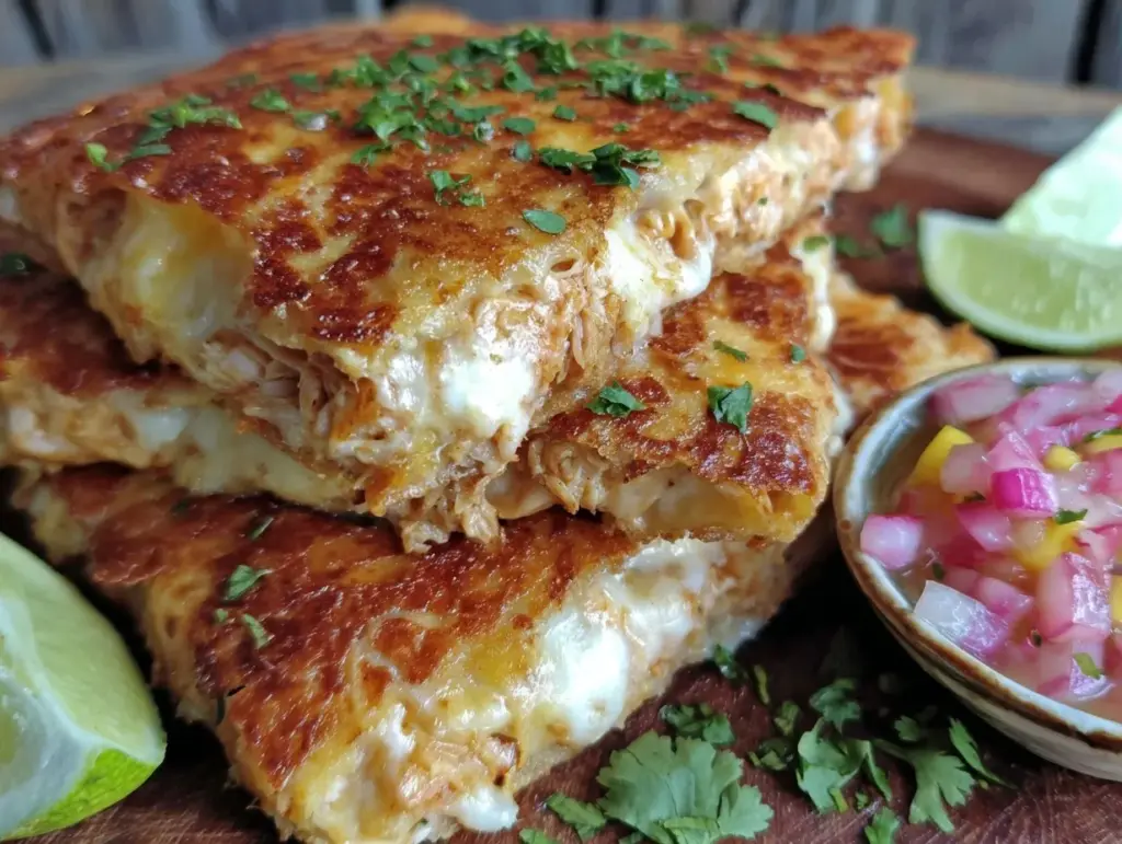 mini chicken quesadilla - featured image