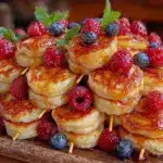 mini pancake cereal skewers - featured image