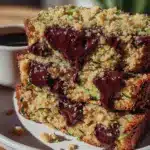 moist double chocolate chip zucchini bread - featured image