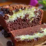 moist double chocolate chip zucchini bread - featured image