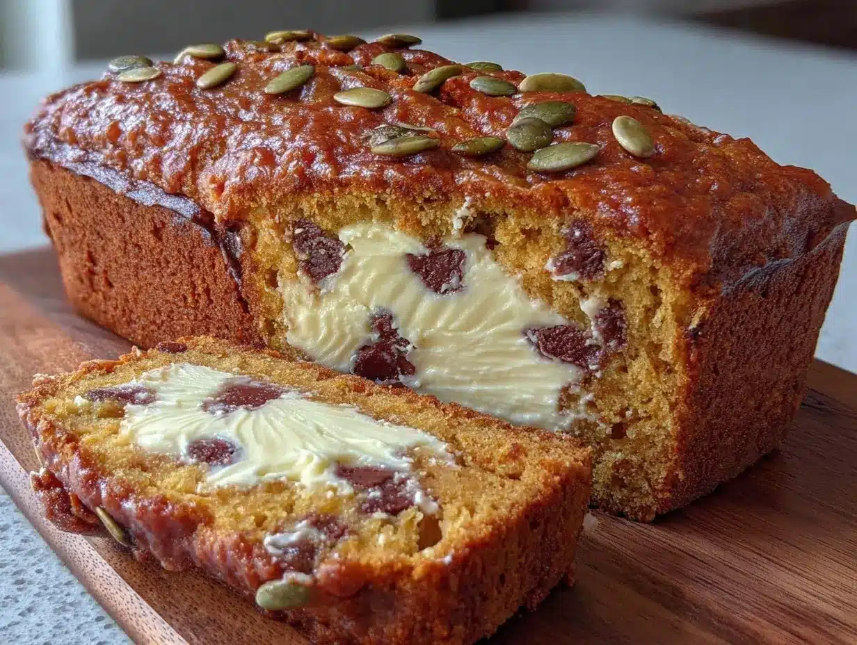 moist one-bowl pumpkin chocolate chip bread preparation steps