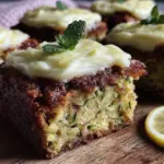 moist zucchini bars - featured image