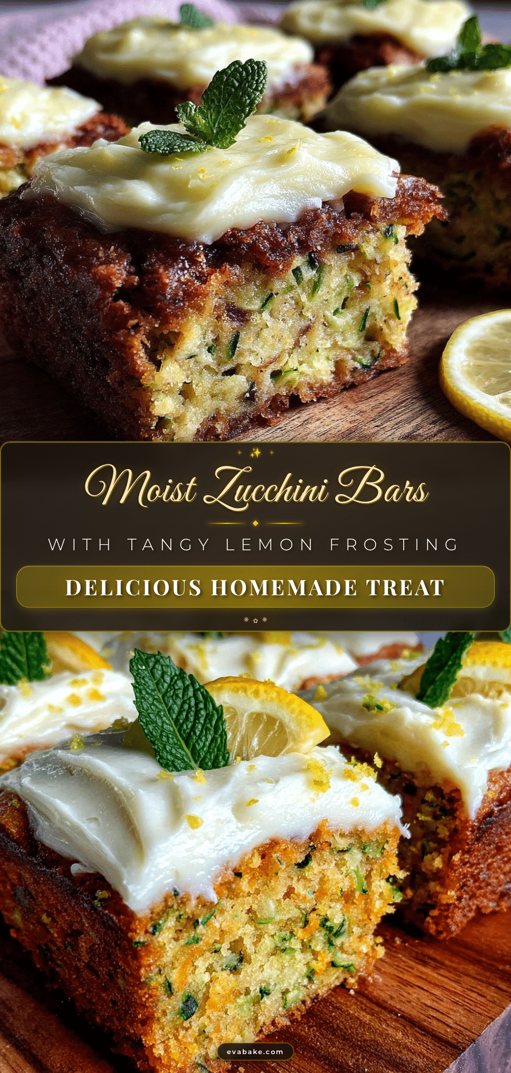 moist zucchini bars recipe