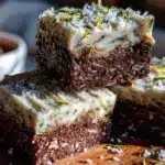 moist zucchini brownies - featured image