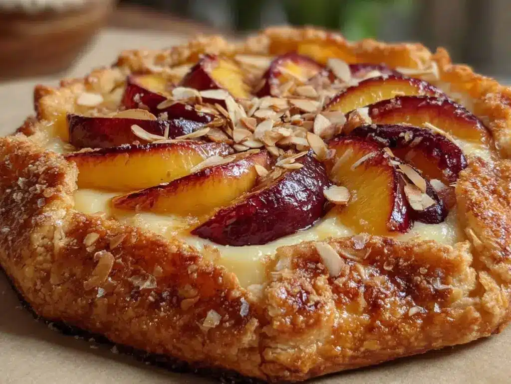 nectarine galette - featured image