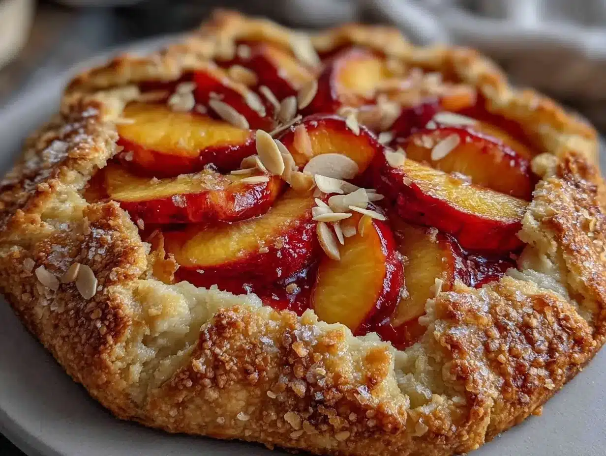 nectarine galette preparation steps