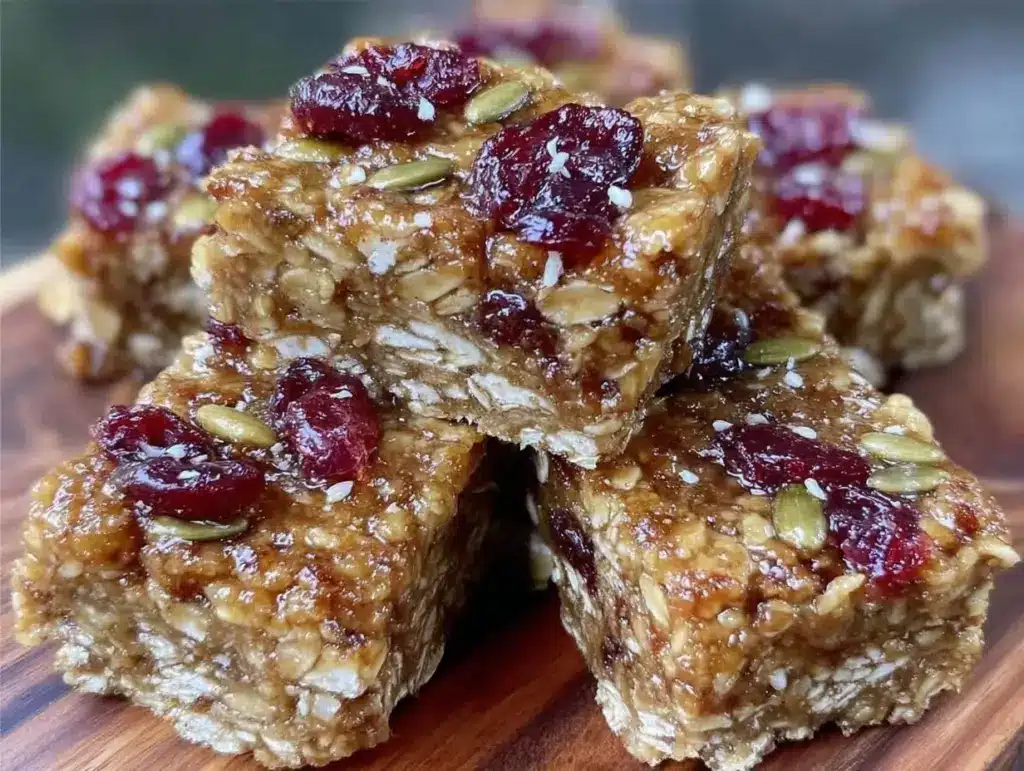 nut-free sunflower butter granola bars - featured image