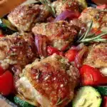 one-pan Mediterranean chicken and vegetables - featured image