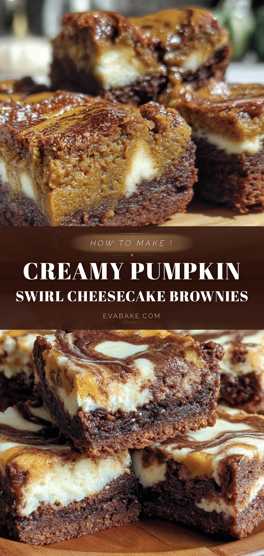 pumpkin cheesecake swirl brownies recipe