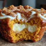 pumpkin cream cheese muffin recipe - featured image