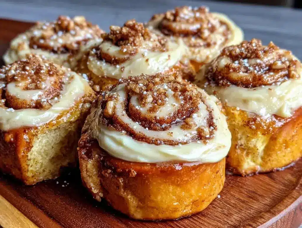 pumpkin sourdough cinnamon rolls - featured image