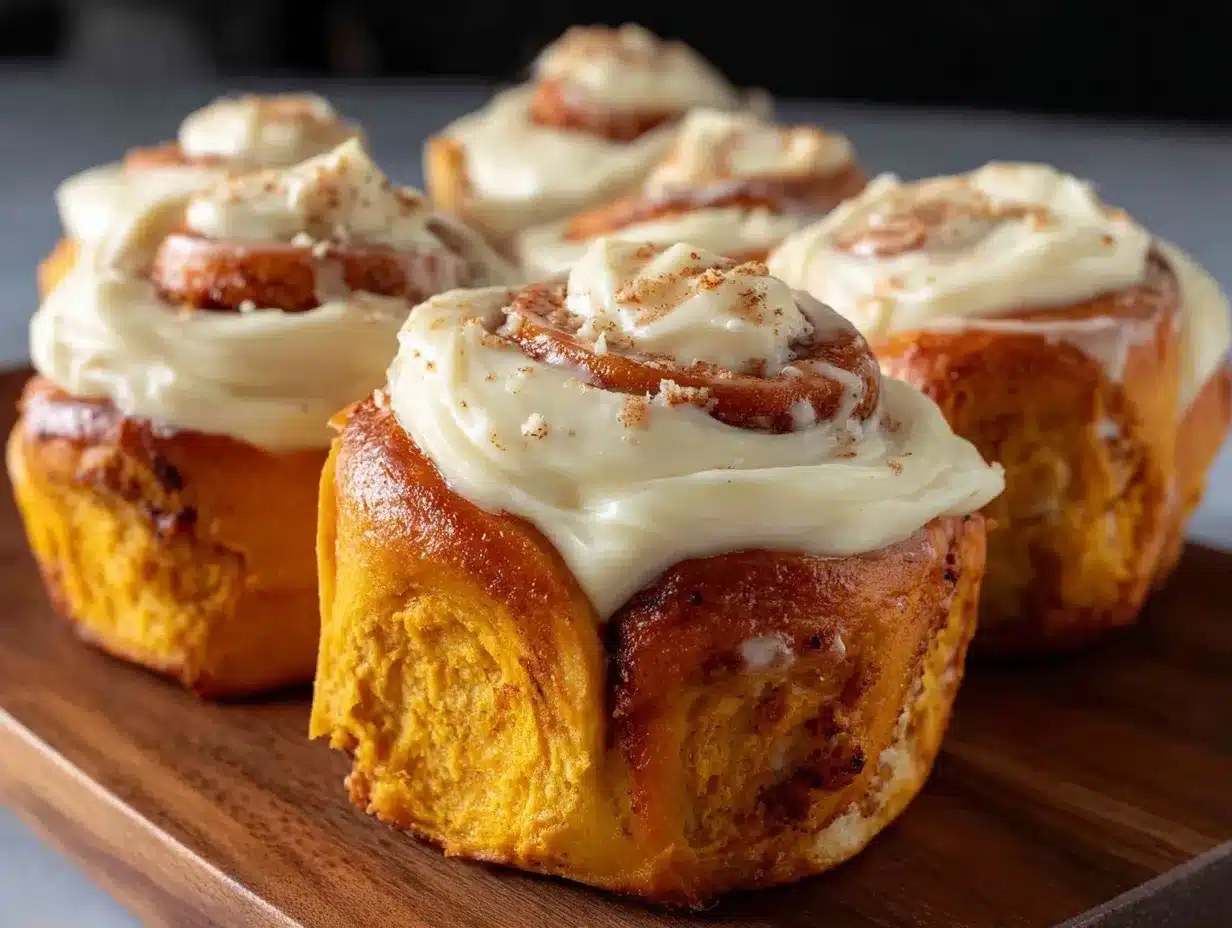 pumpkin sourdough cinnamon rolls preparation steps