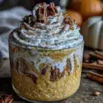 pumpkin spice latte overnight oats - featured image