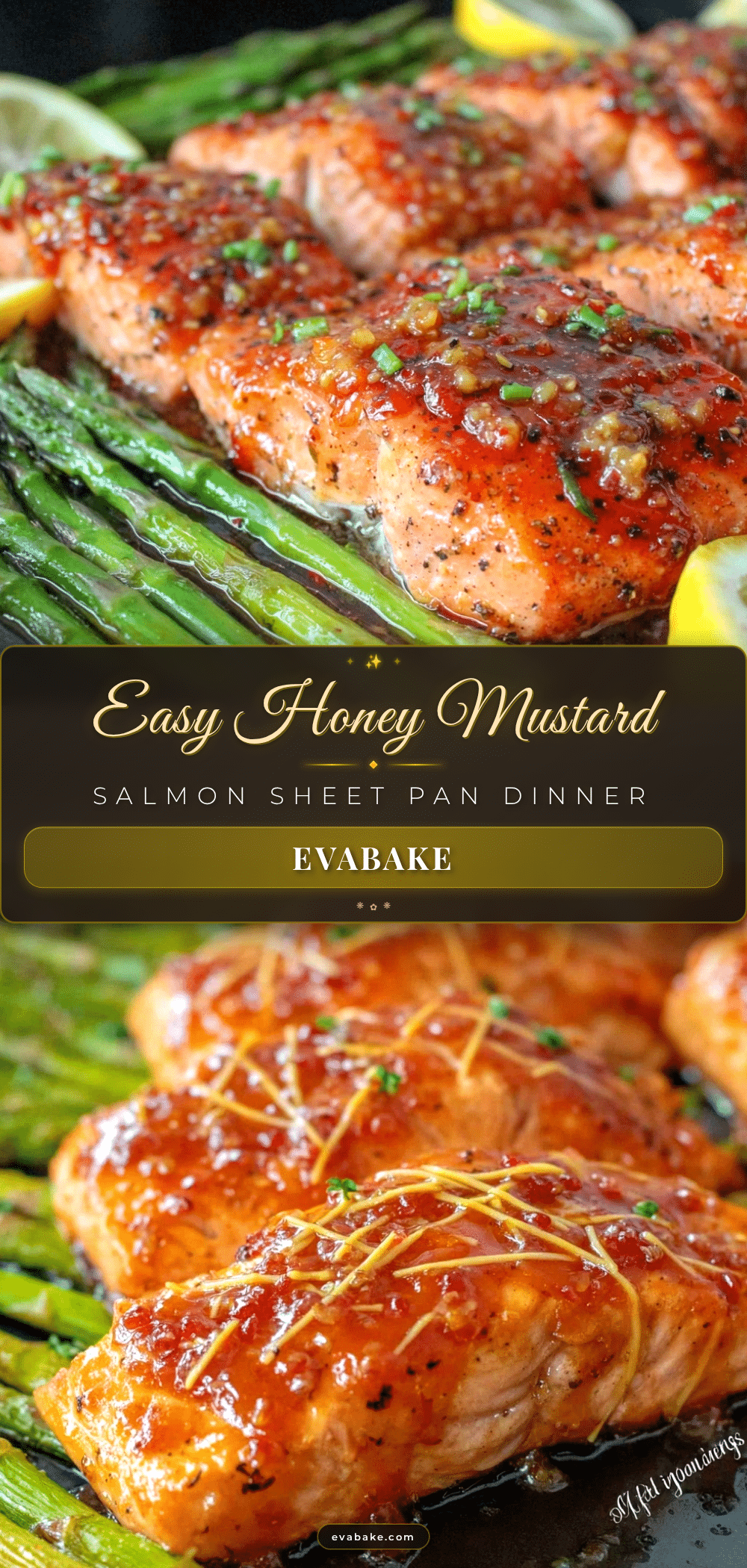 sheet pan honey mustard salmon recipe
