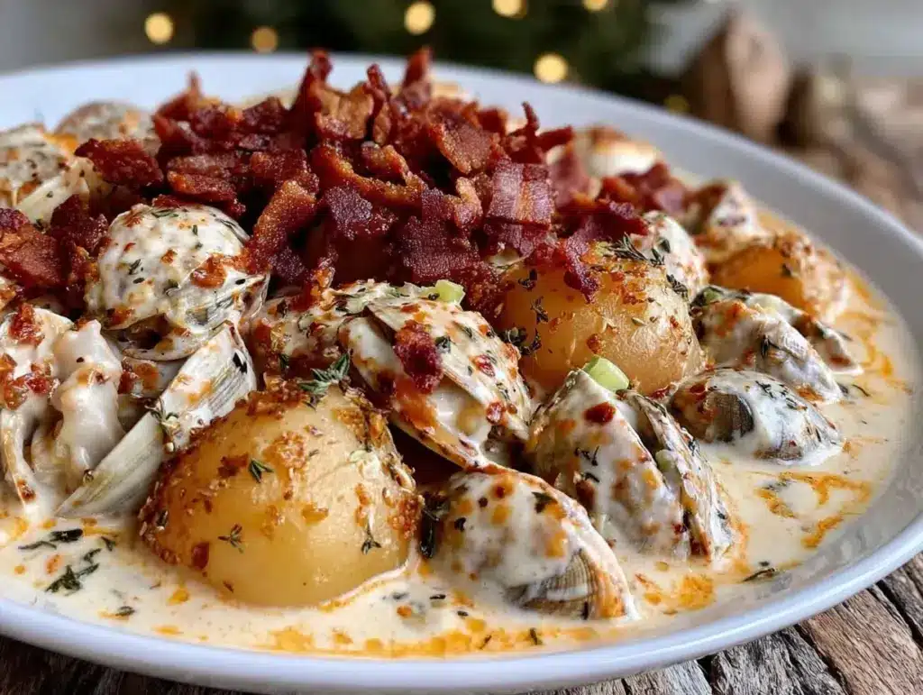 slow cooker new england clam chowder - featured image