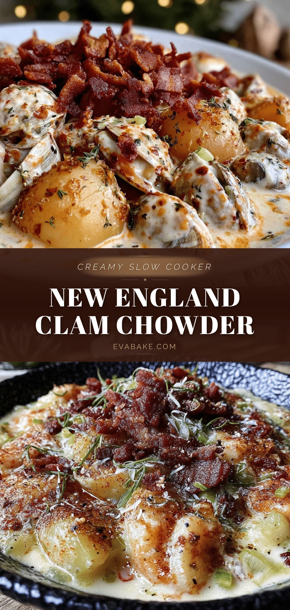 slow cooker new england clam chowder recipe