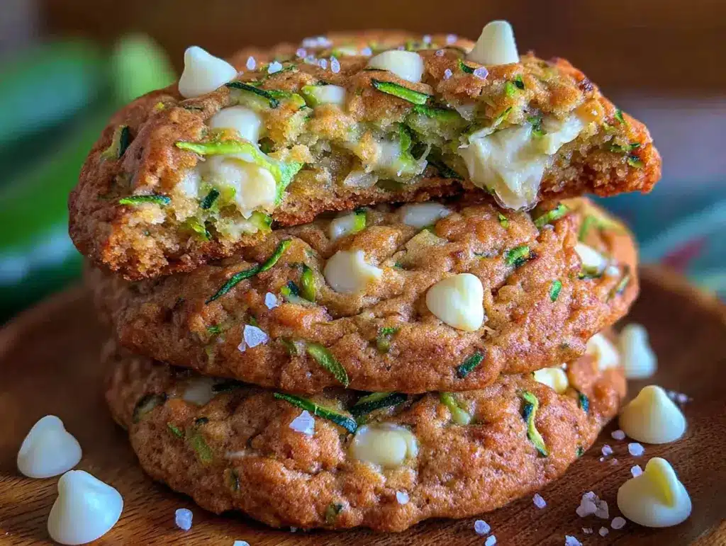 soft zucchini cookies - featured image