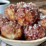 air fryer pumpkin donut holes - featured image