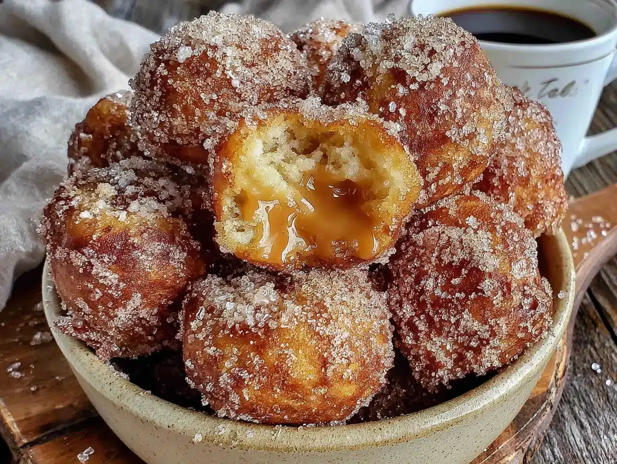 air fryer pumpkin donut holes preparation steps