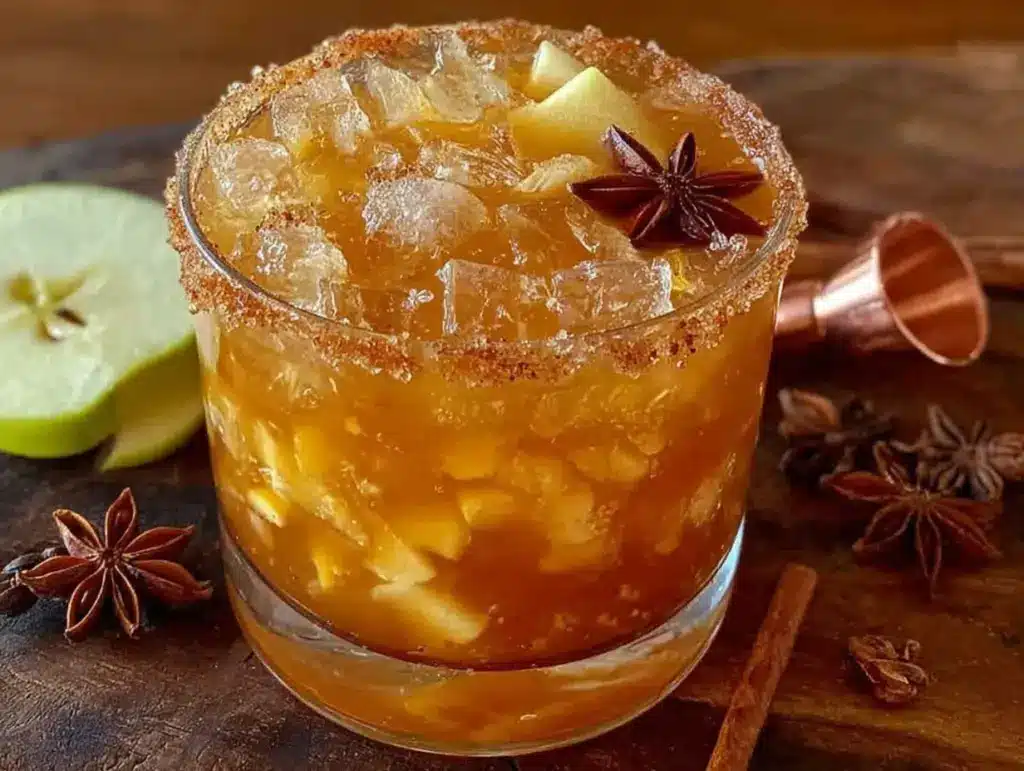 apple cider margarita - featured image