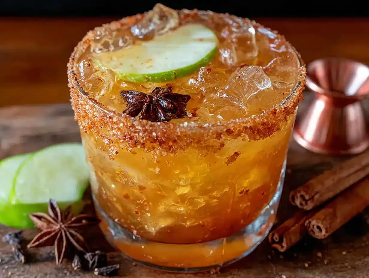 apple cider margarita preparation steps