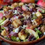 apple pecan fall chopped salad - featured image