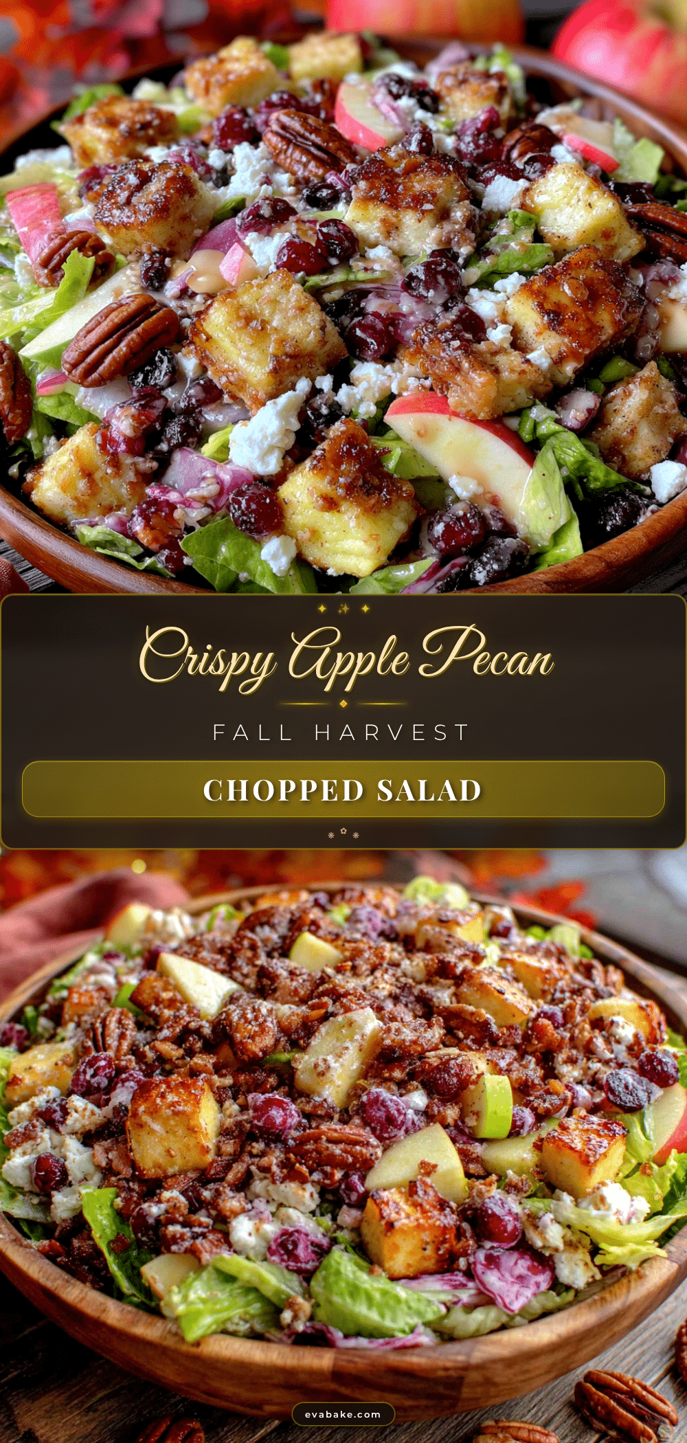 apple pecan fall chopped salad recipe