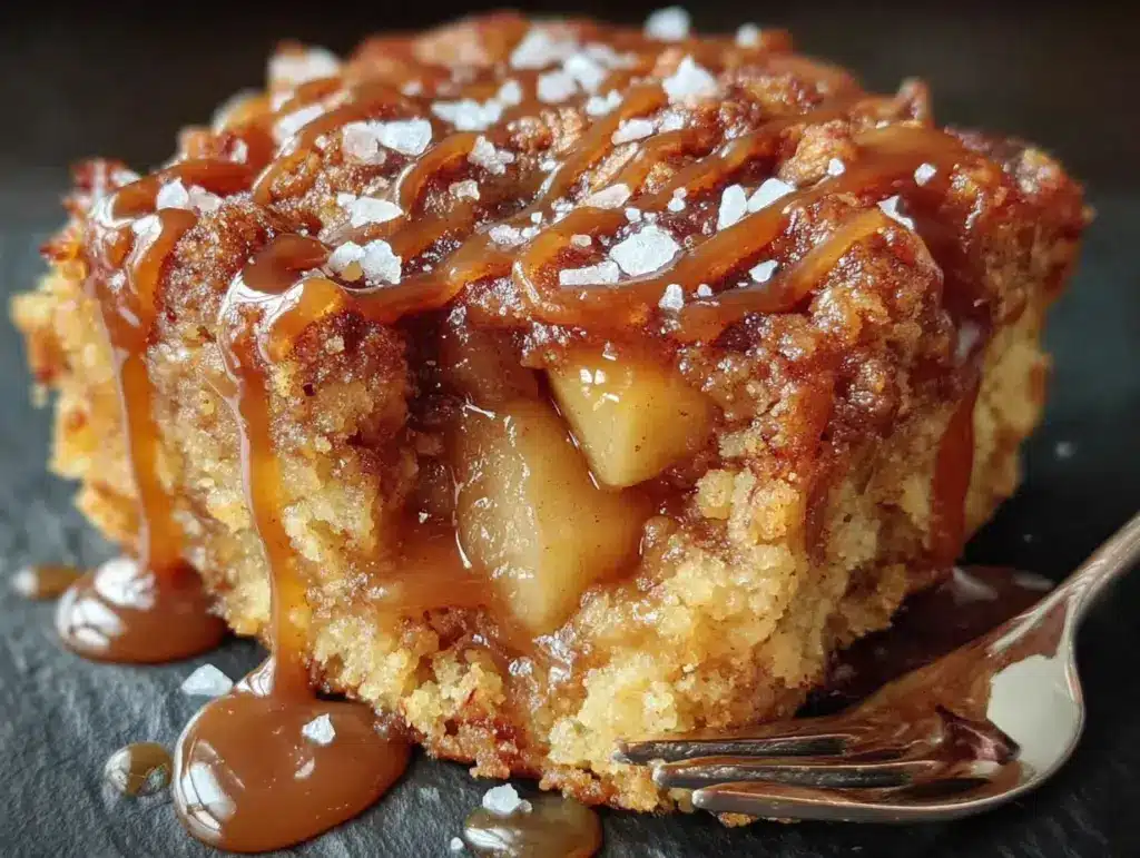 apple pumpkin dump cake - featured image