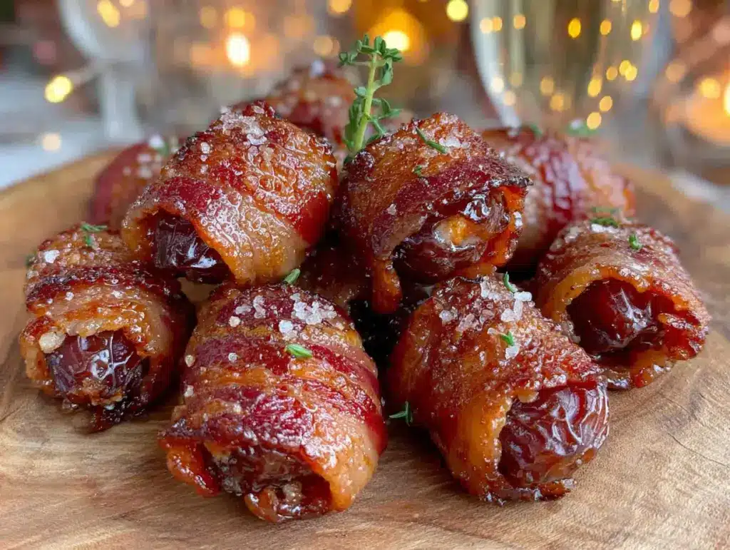bacon-wrapped date bites - featured image