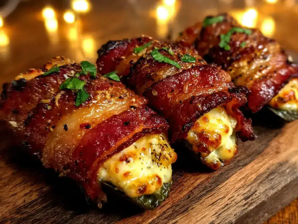 bacon-wrapped jalapeño poppers - featured image