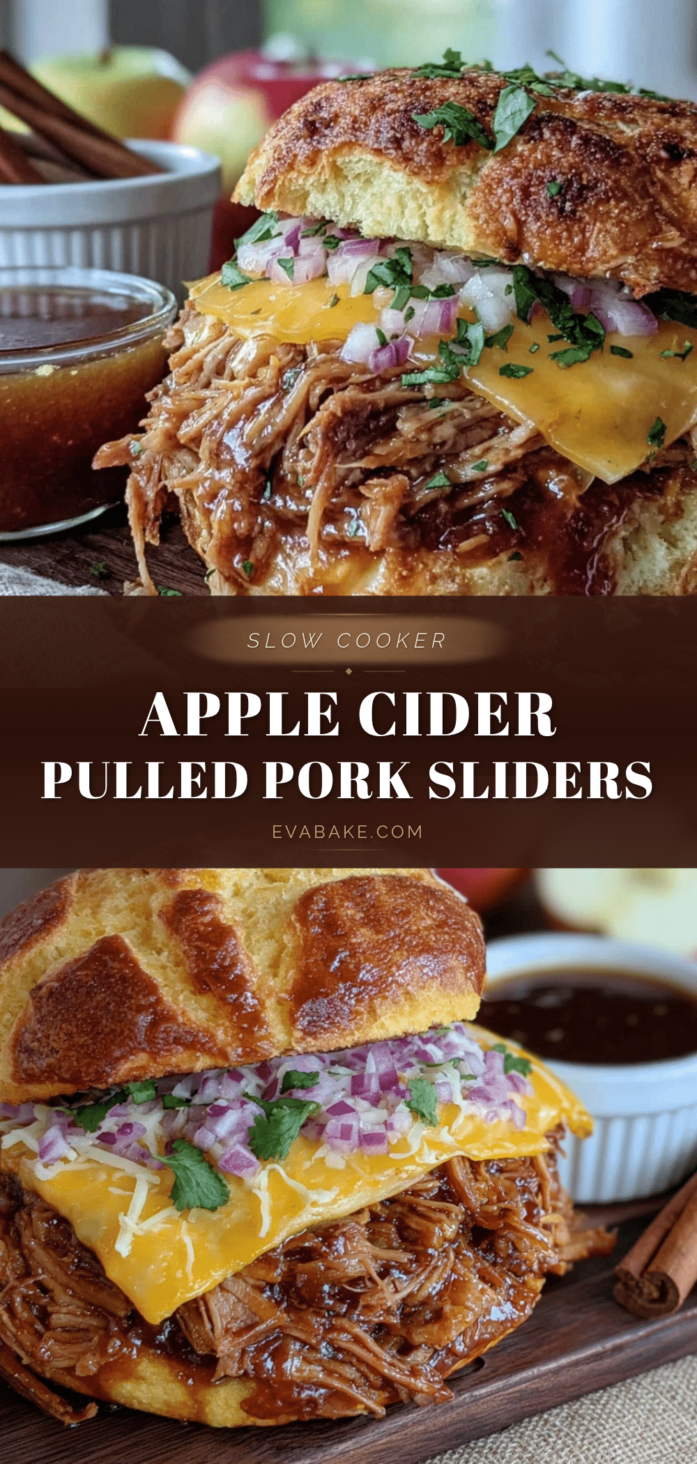 Best Slow Cooker Apple Cider Pulled Pork Sliders recipe