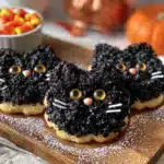 black cat Halloween sugar cookies - featured image