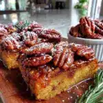 brown butter pecan pumpkin bars - featured image