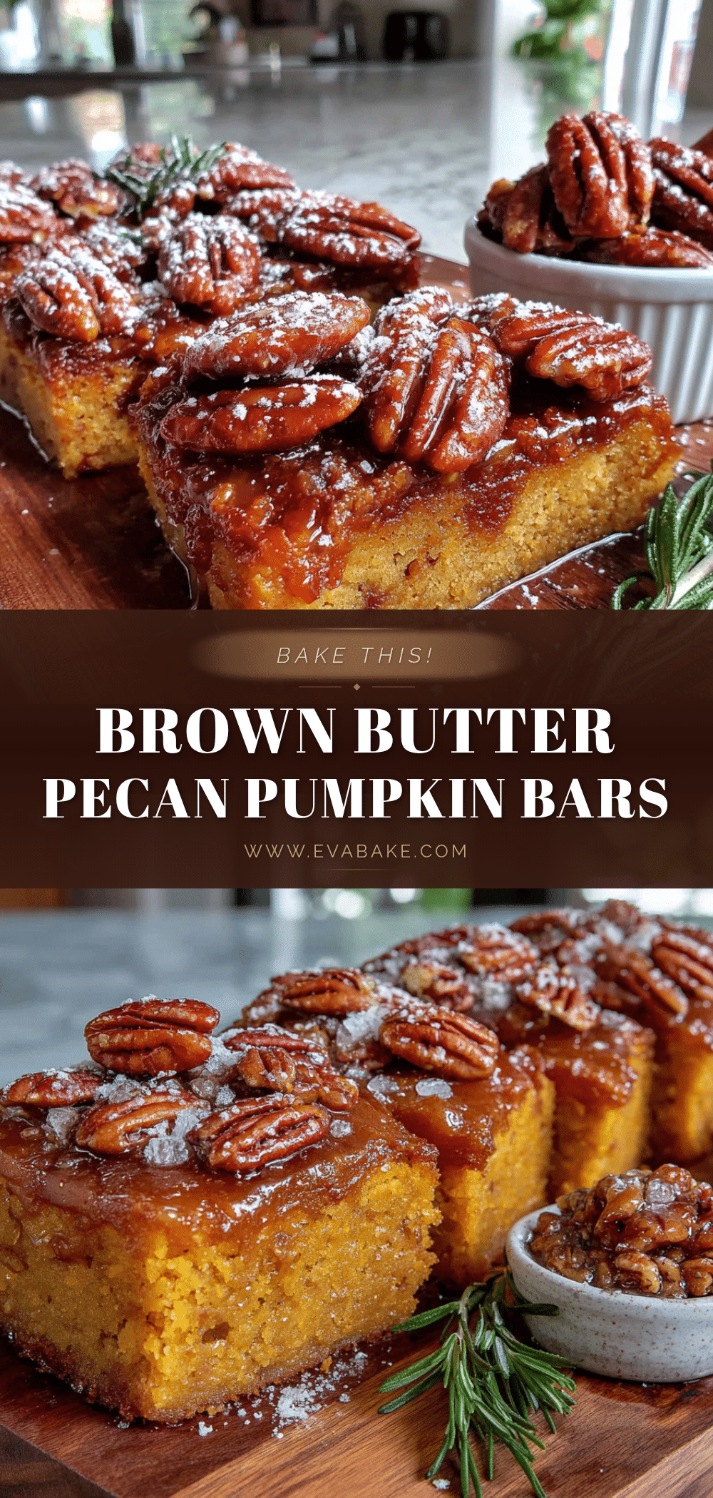 brown butter pecan pumpkin bars recipe