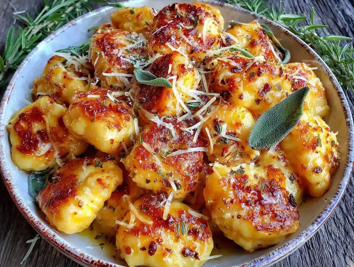 brown butter sage pumpkin gnocchi preparation steps