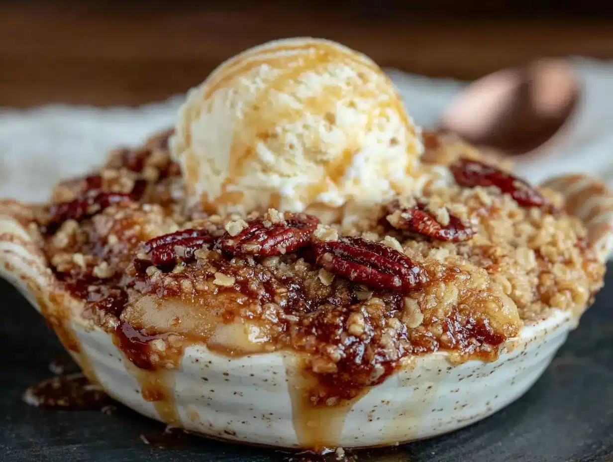 brown sugar apple crisp preparation steps